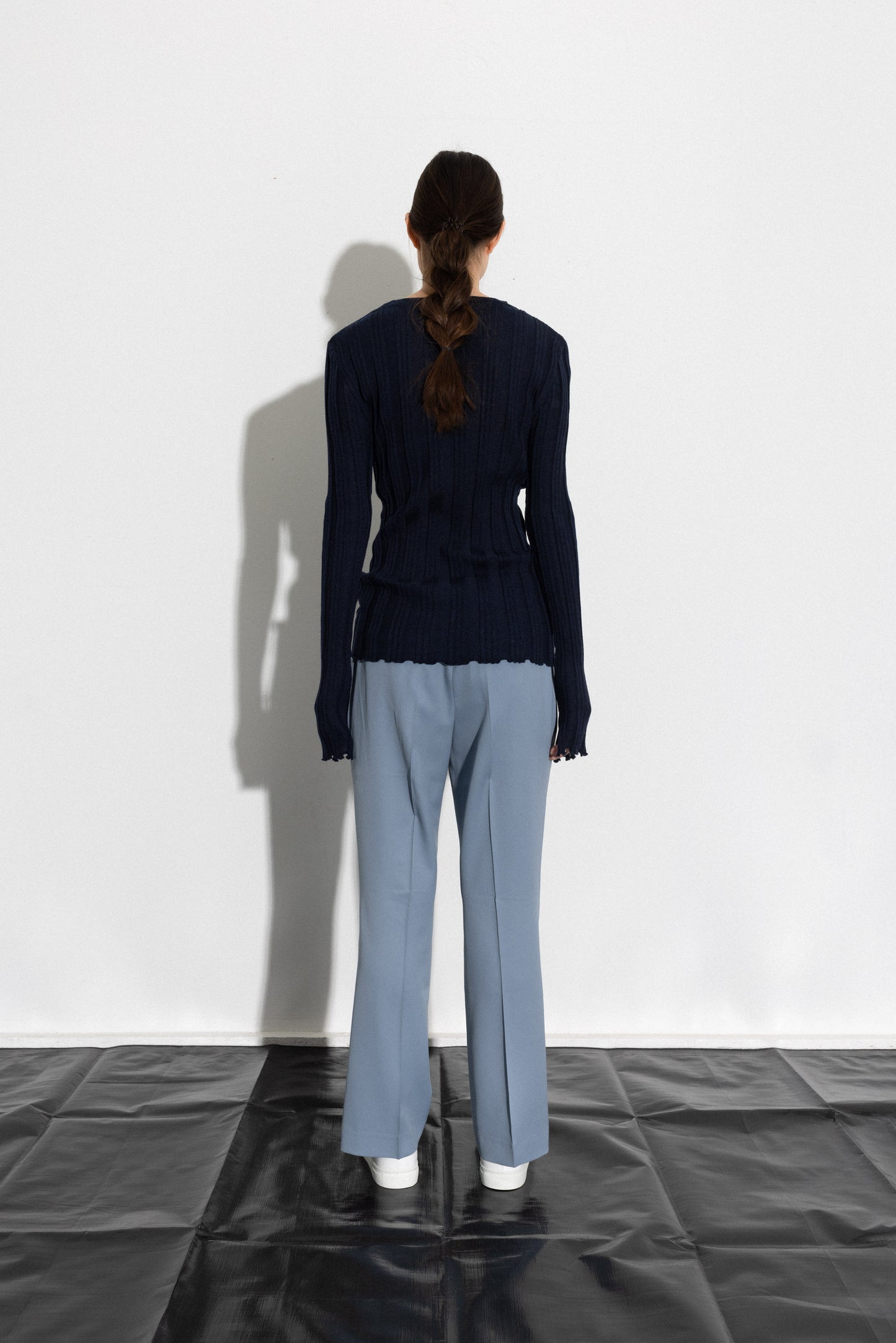Skinny Rib Navy